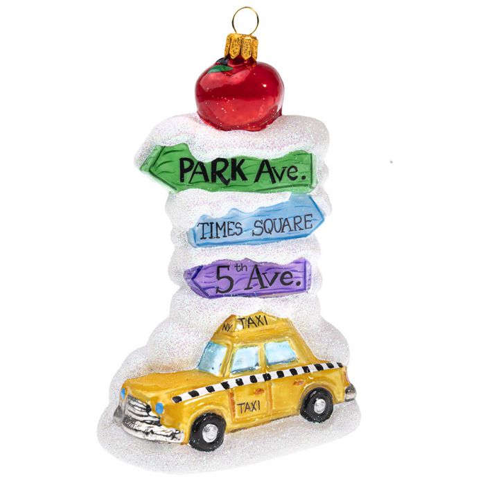 Signs of New York Christmas Ornament