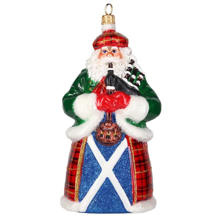 Scotland Santa with Bagpipes
