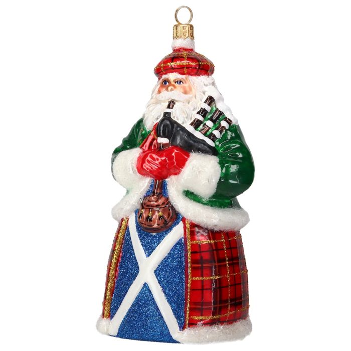 Scotland Santa with Bagpipes
