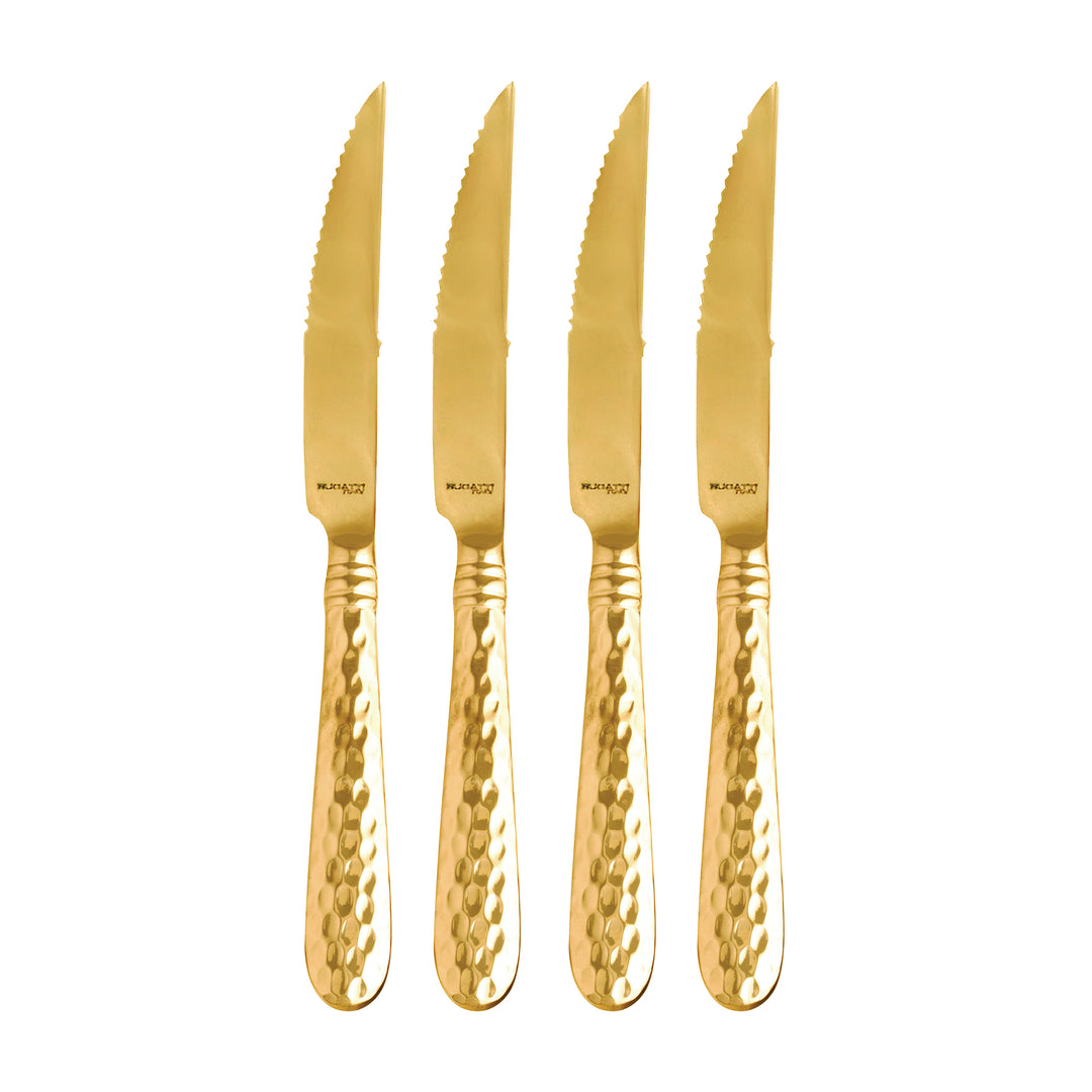 Martellato Gold Steak Knives (Set of 4)