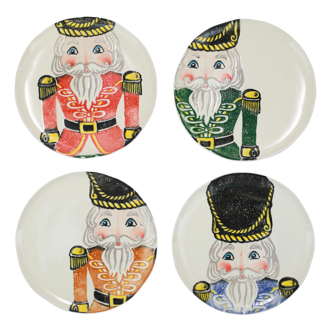 Nutcrackers Assorted Dinner Plates (Set of 4)