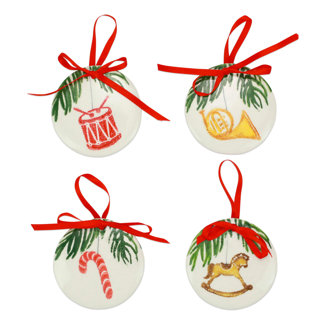 Nutcrackers Assorted Ornaments (Set of 4)